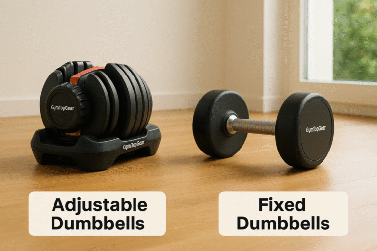 Adjustable dumbbells (left) vs fixed dumbbells (right) – which is right for you?